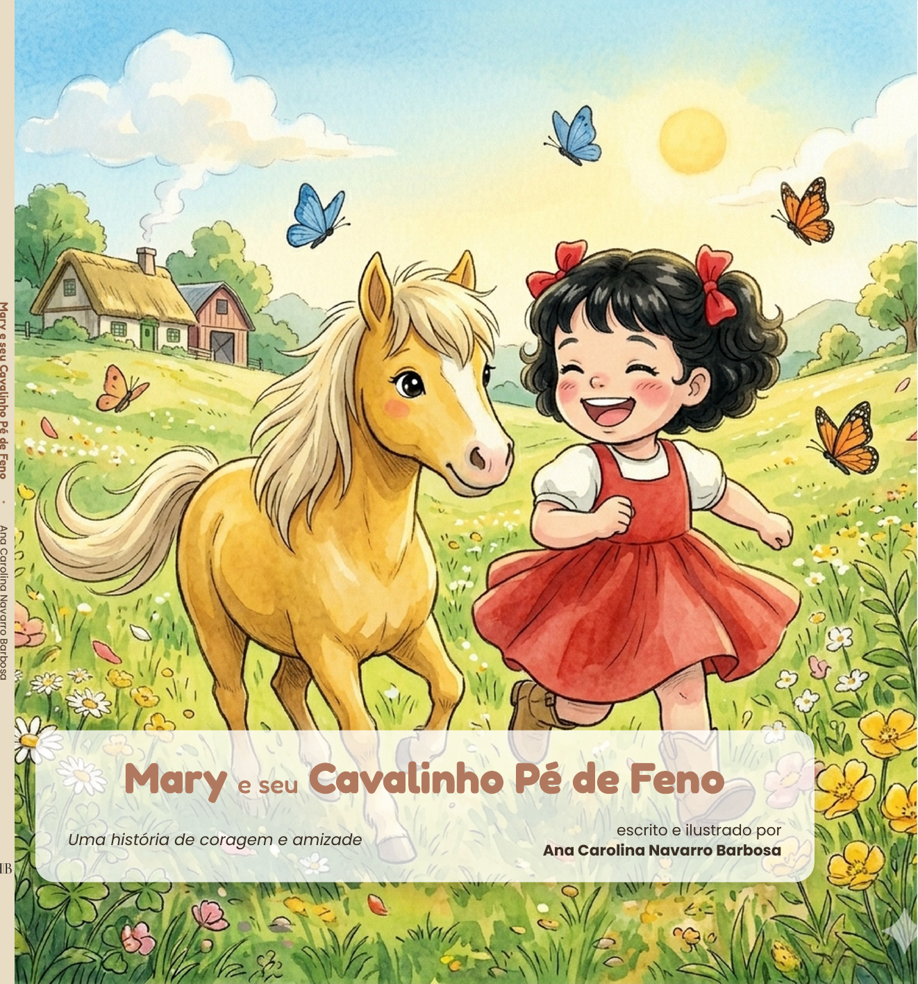 Capa do livro Mary e seu Cavalinho Pé de Feno